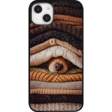 Coque iPhone 14 Plus - Autumn 26 Dog under the covers
