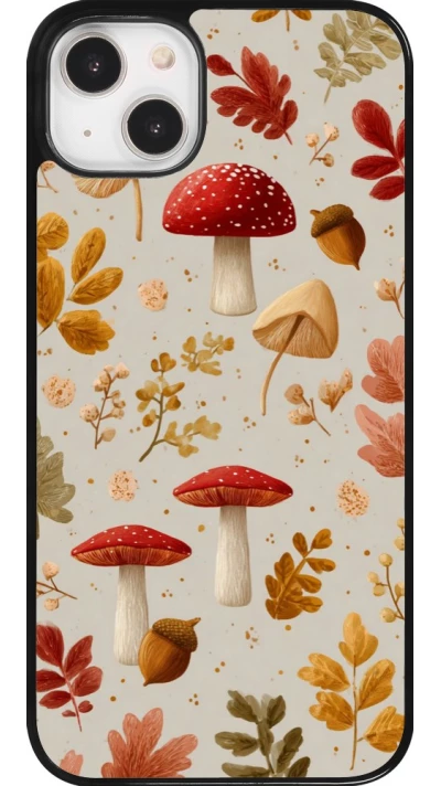 Coque iPhone 14 Plus - Autumn 26 Mushrooms and leaves