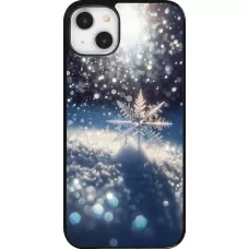 iPhone 14 Plus Case Hülle - Schneeflocke Solar Glanz