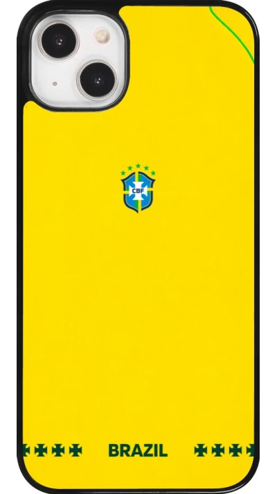 Coque iPhone 14 Plus - Maillot de football Bresil 2026 personnalisable