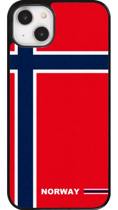 iPhone 14 Plus Case Hülle - Norwegen 2026 personalisierbares Fussballtrikot