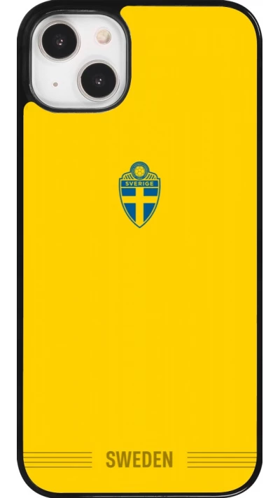 iPhone 14 Plus Case Hülle - Schweden 2026 personalisierbares Fussballtrikot