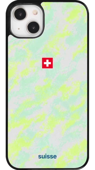 iPhone 14 Plus Case Hülle - Schweiz Away 2026 personalisierbares Fussballtrikot