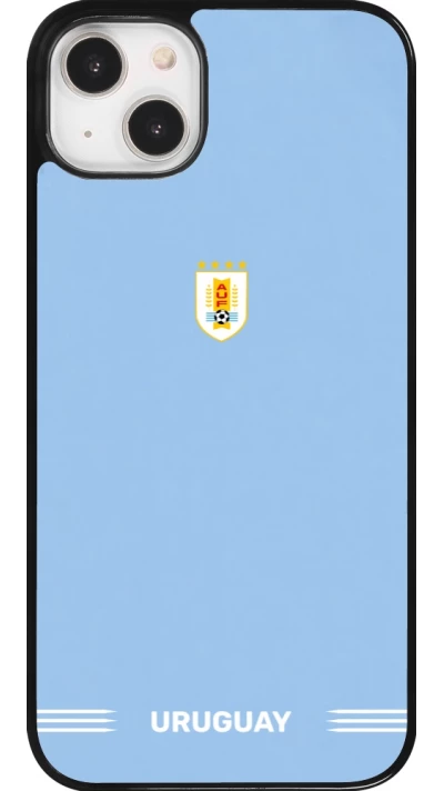 iPhone 14 Plus Case Hülle - Uruguay 2026 personalisierbares Fussballtrikot