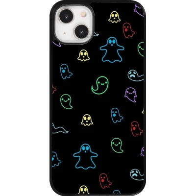 Coque iPhone 14 Plus - Halloween 2024 colorful ghosts