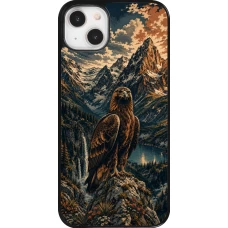 Coque iPhone 14 Plus - Linocut Aigle Royal