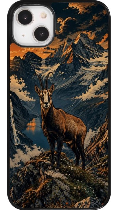 Coque iPhone 14 Plus - Linocut Chamois