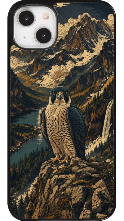 Coque iPhone 14 Plus - Linocut Faucun pèlerin