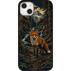 Coque iPhone 14 Plus - Linocut Renard