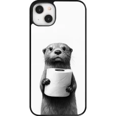 iPhone 14 Plus Case Hülle - Otter Toilettenpapier