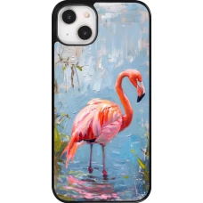 iPhone 14 Plus Case Hülle - Paint Flamingo
