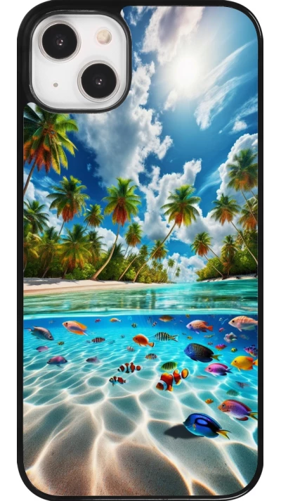 Coque iPhone 14 Plus - Plage Paradis