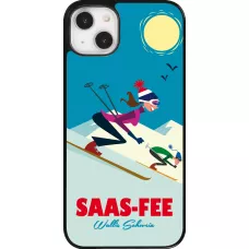 Coque iPhone 14 Plus - Saas-Fee Ski Downhill