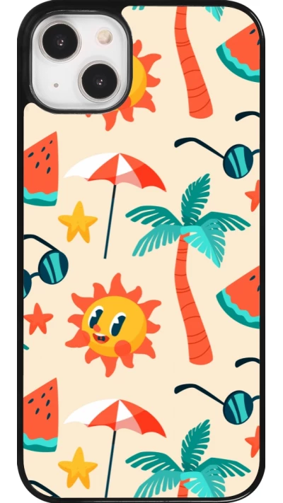 Coque iPhone 14 Plus - Summer 2025 Pattern soleil
