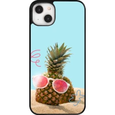 Coque iPhone 14 Plus - Pineapple with glasses Summer 2026
