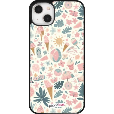 Coque iPhone 14 Plus - Summer Pink Pattern