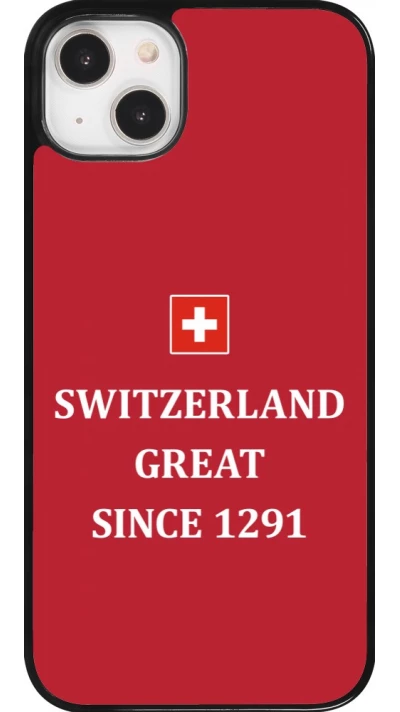 Coque iPhone 14 Plus - Switzerland Great Since 1291