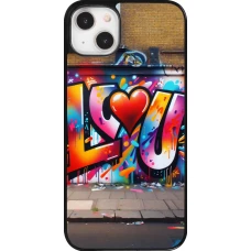 Coque iPhone 14 Plus - Valentine 2025 Love U Tag