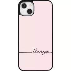 iPhone 14 Plus Case Hülle - Valentine 2023 i love you writing