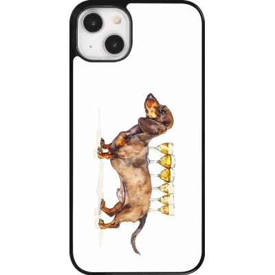 iPhone 14 Plus Case Hülle - Wine Teckel