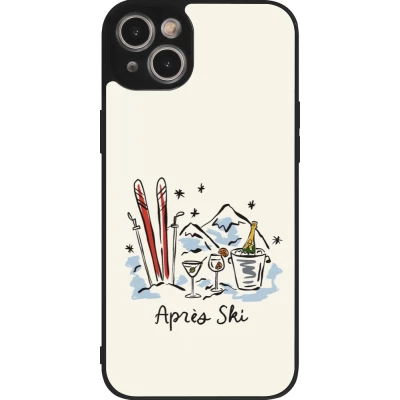 Coque iPhone 14 Plus - Silicone rigide noir After the sky 2026