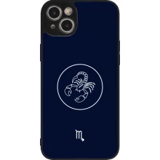 Coque iPhone 14 Plus - Silicone rigide noir Astrologie Scorpion