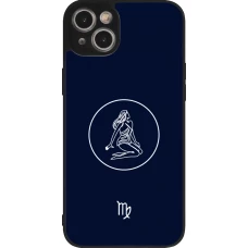 Coque iPhone 14 Plus - Silicone rigide noir Astrologie Vierge