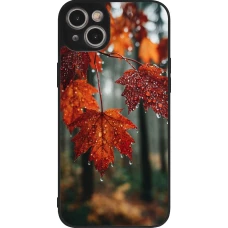 Coque iPhone 14 Plus - Silicone rigide noir Autumn 25 Rain