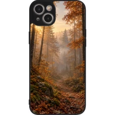 Coque iPhone 14 Plus - Silicone rigide noir Autumn 26 Autumn walk