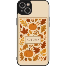 iPhone 14 Plus Case Hülle - Silikon schwarz Autumn 26 Hello autumn
