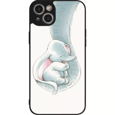Coque iPhone 14 Plus - Silicone rigide noir Mom 1903