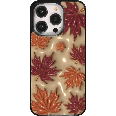 iPhone 14 Pro Case Hülle - Autumn 26 3D leaves