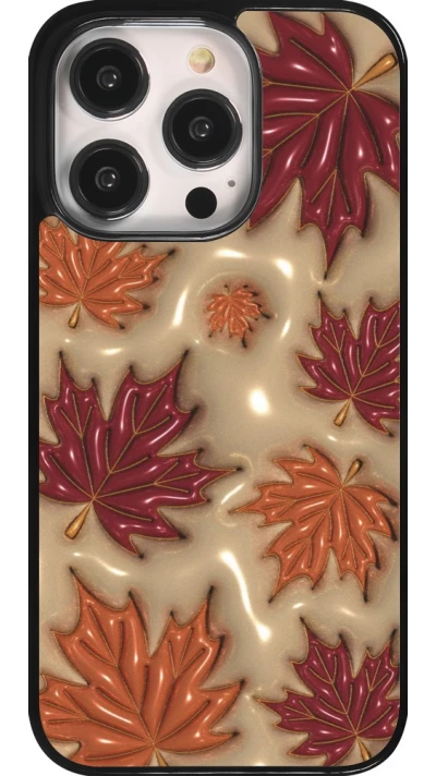Coque iPhone 14 Pro - Autumn 26 3D leaves