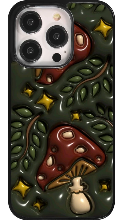 Coque iPhone 14 Pro - Autumn 26 3D mushrooms