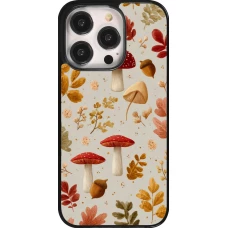 Coque iPhone 14 Pro - Autumn 26 Mushrooms and leaves