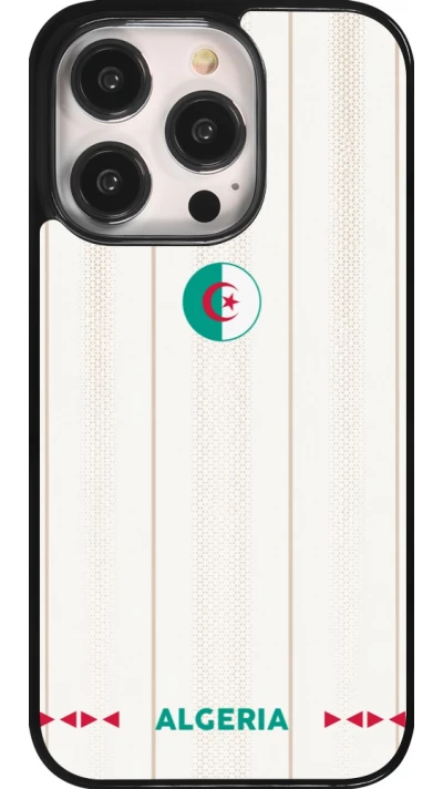 Coque iPhone 14 Pro - Maillot de football Algérie 2026 personnalisable