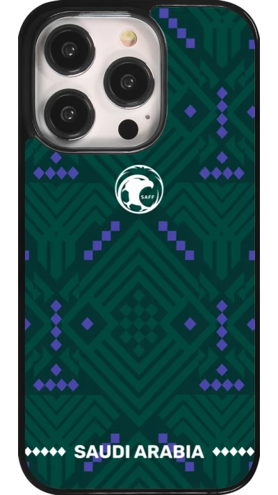 iPhone 14 Pro Case Hülle - Saudi Arabien 2026 personalisierbares Fussballtrikot