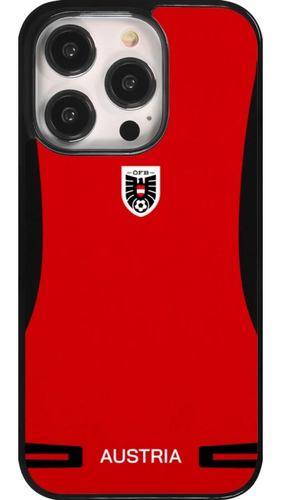iPhone 14 Pro Case Hülle - O?sterreich 2026 personalisierbares Fussballtrikot