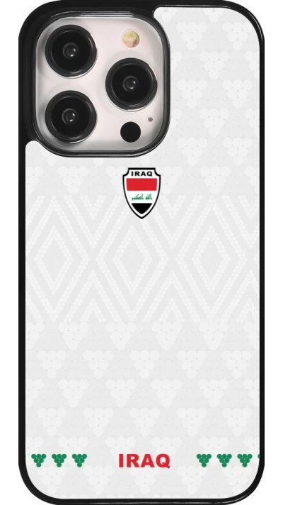 iPhone 14 Pro Case Hülle - Irak 2026 personalisierbares Fussballtrikot