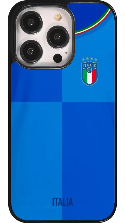 iPhone 14 Pro Case Hülle - Italien 2022 personalisierbares Fußballtrikot