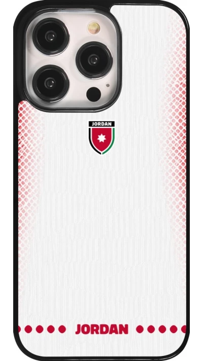 iPhone 14 Pro Case Hülle - Jordanien 2026 personalisierbares Fussballtrikot