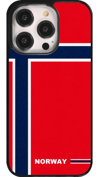iPhone 14 Pro Case Hülle - Norwegen 2026 personalisierbares Fussballtrikot
