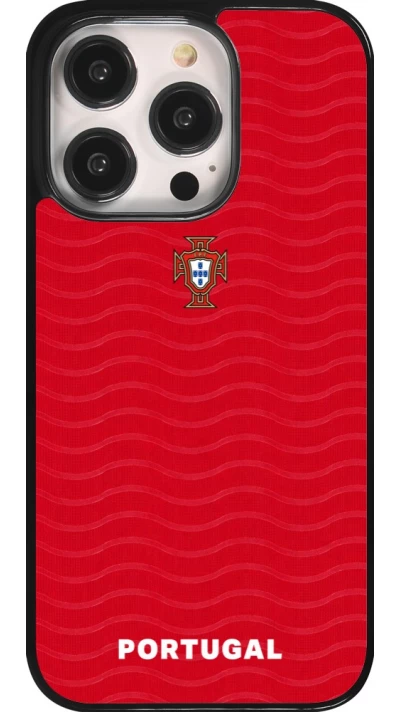 Coque iPhone 14 Pro - Maillot de football Portugal 2026 personnalisable
