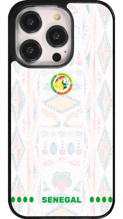 iPhone 14 Pro Case Hülle - Senegal 2026 personalisierbares Fussballtrikot