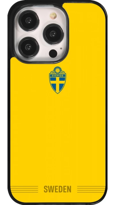 iPhone 14 Pro Case Hülle - Schweden 2026 personalisierbares Fussballtrikot