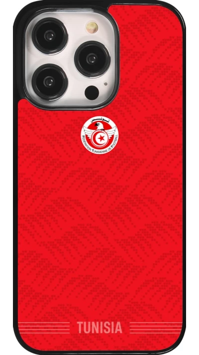 iPhone 14 Pro Case Hülle - Tunesien 2026 personalisierbares Fussballtrikot