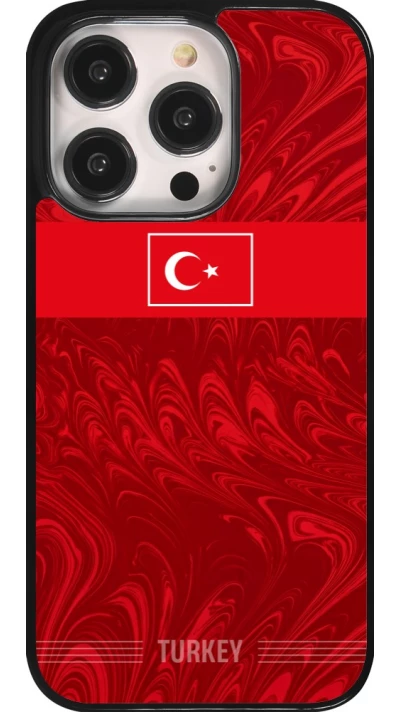 iPhone 14 Pro Case Hülle - Türkei 2026 personalisierbares Fussballtrikot