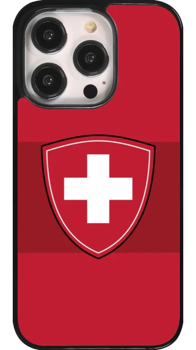 iPhone 14 Pro Case Hülle - Hockey World Championship Ecusson Suisse