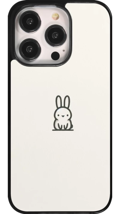 iPhone 14 Pro Case Hülle - Minimal Häschen Süße