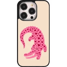 Coque iPhone 14 Pro - Pink crocodile 2026